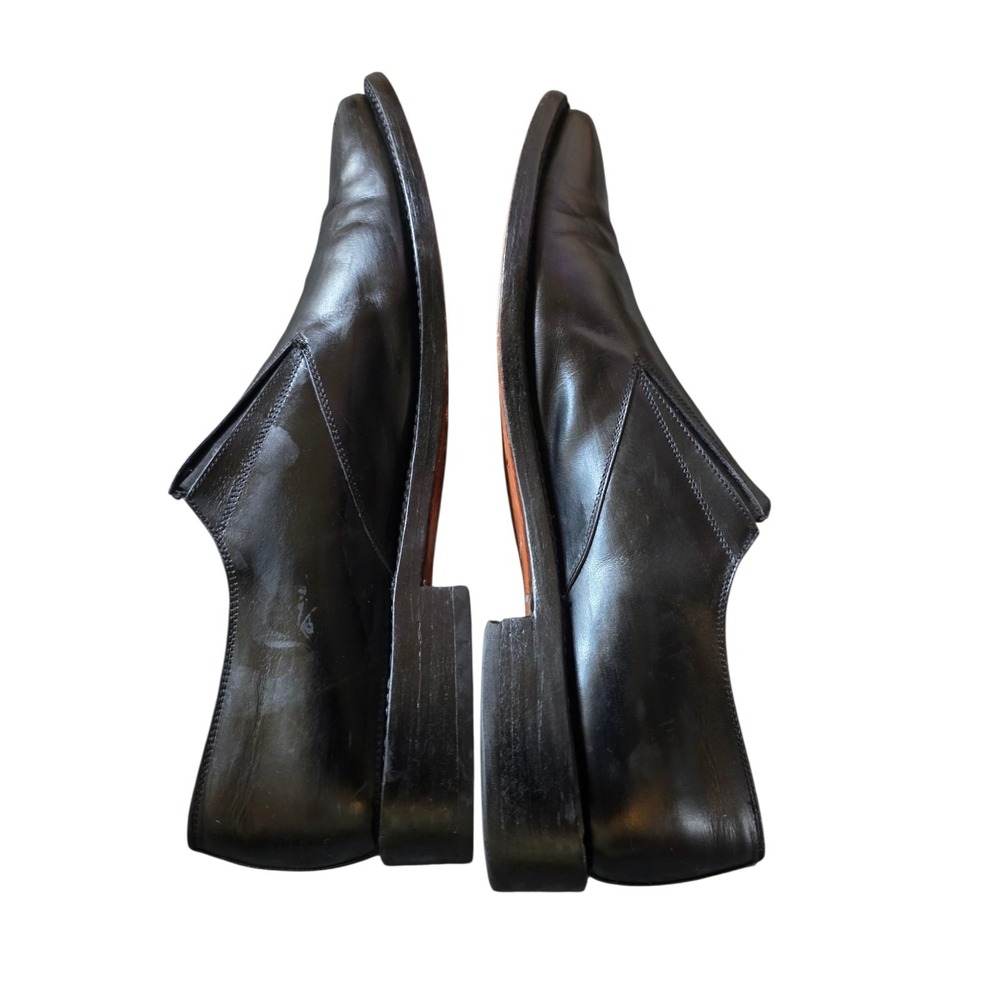 Salvatore Ferragamo Single Monk Strap Dress shoes Men's 12D Black - Picture 9 of 11